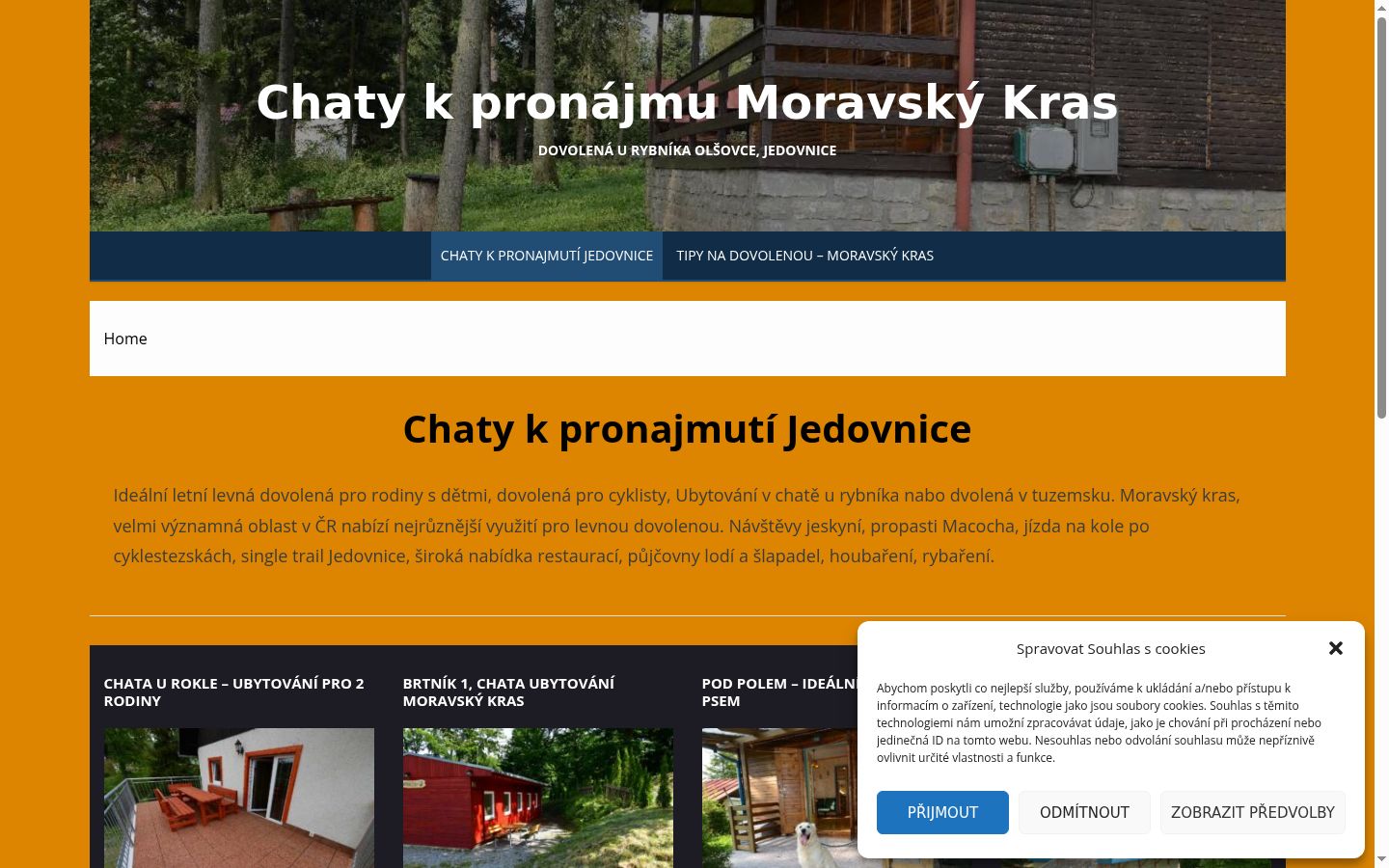 Snímek obrazovky baneru souhlasu zobrazeného před jakoukoli interakcí