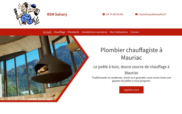Screenshot von chauffage-salvary.fr