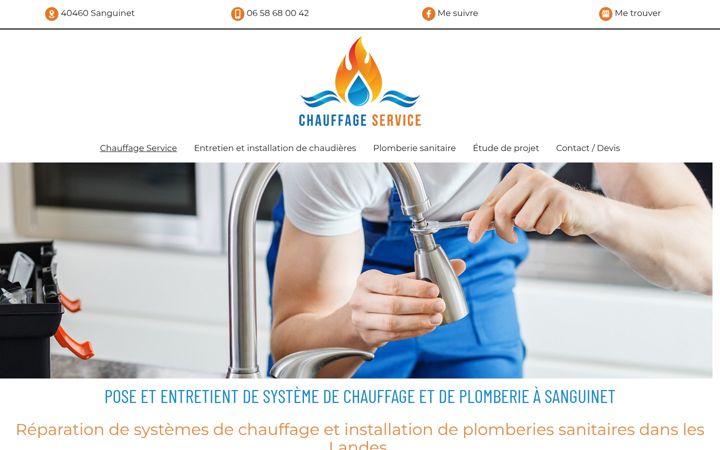 Screenshot von chauffage-service.fr