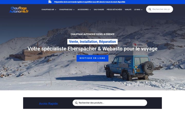 Képernyőkép: chauffageautonome.fr