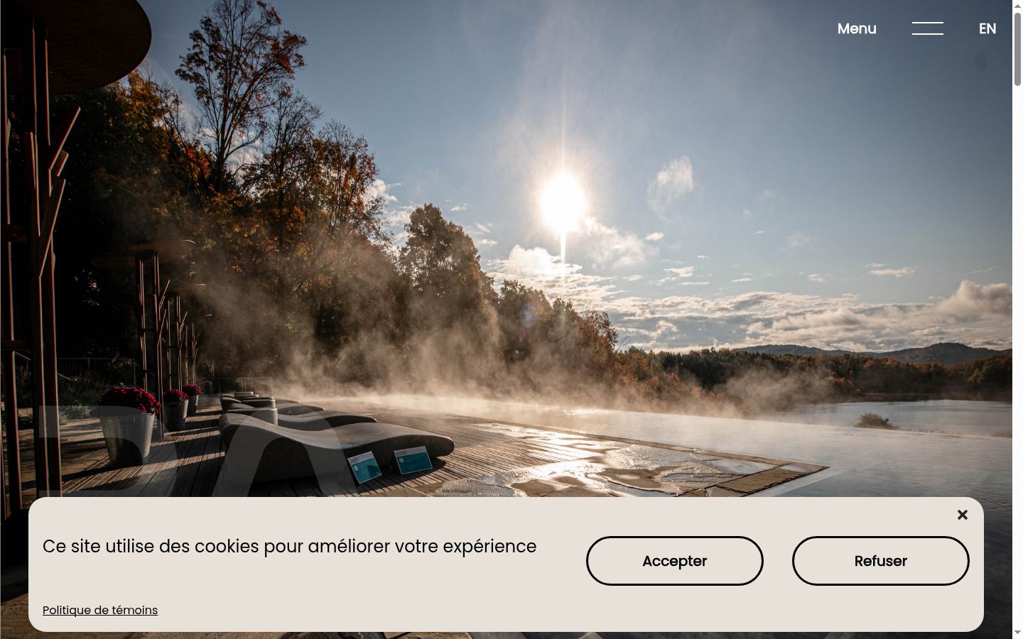 Sutikimo reklamjuostės, rodytos prieš bet kokią sąveiką, ekrano kopija