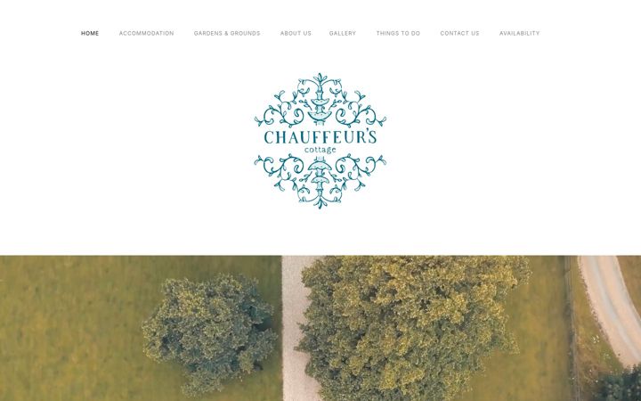 Screenshot van chauffeurscottage.co.uk