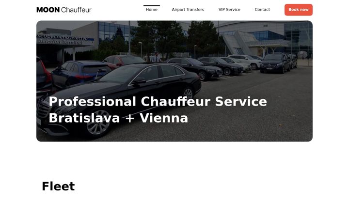 Screenshot of chauffeurservice.sk