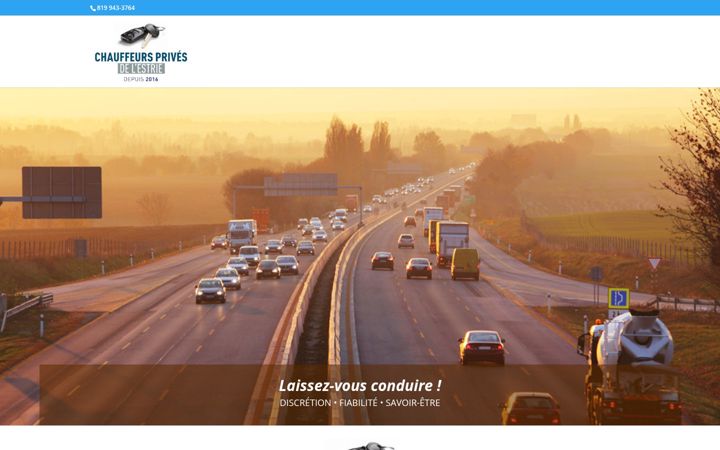 Screenshot of chauffeursprivesdelestrie.com