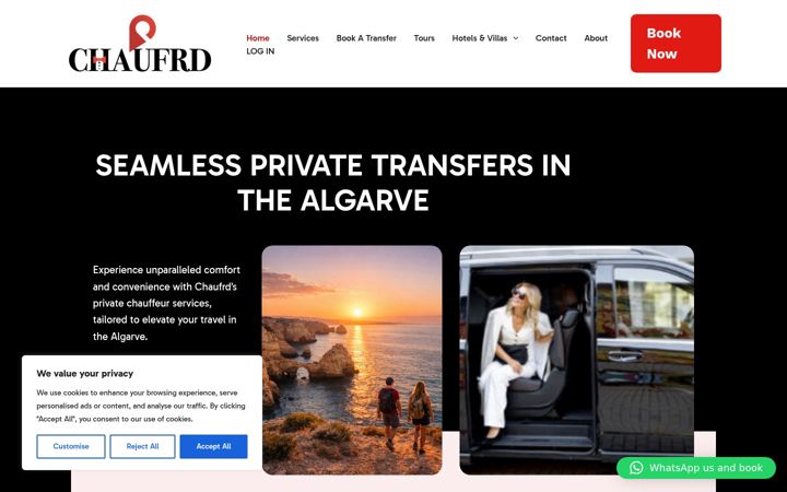 Screenshot of chaufrd.com
