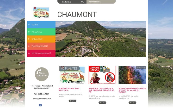 Skjermbilde av chaumont-74.fr