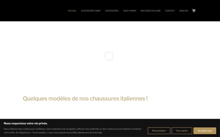 Screenshot of chaussuressemy.com