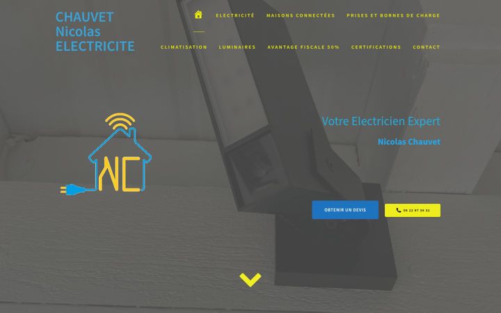 Képernyőkép: chauvetelec.fr
