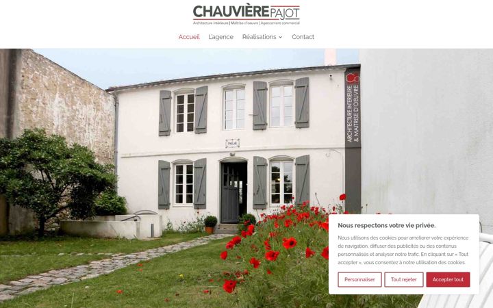 Screenshot of chauvierepajot.com