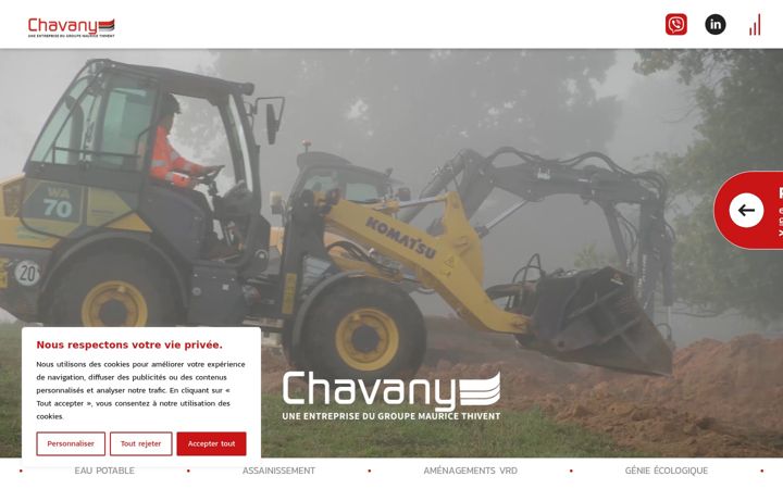 Képernyőkép: chavany.fr