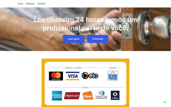 Képernyőkép: chaveiro24horaslcs.com.br