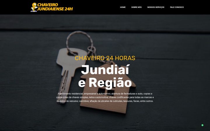 Captura de ecrã de chaveiroemjundiai.com.br