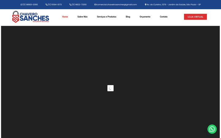 Captura de ecrã de chaveiroemsaopaulo24h.com.br