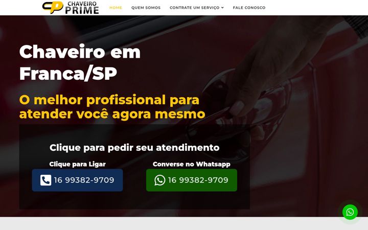 Captura de ecrã de chaveiroprimeoficial.com.br