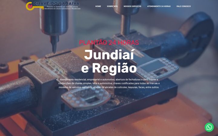 Captura de ecrã de chaveirosaraiva.com.br