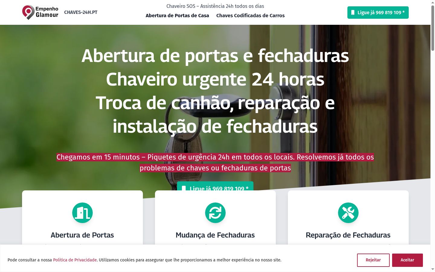 Capture d'écran de la bannière de consentement affichée avant toute interaction