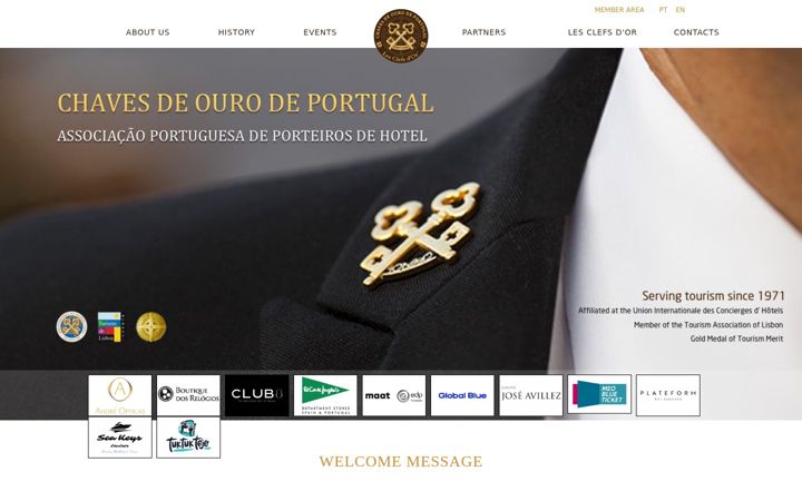 Screenshot of chavesdeouro.org