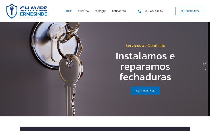 Screenshot of chavesermesinde.com