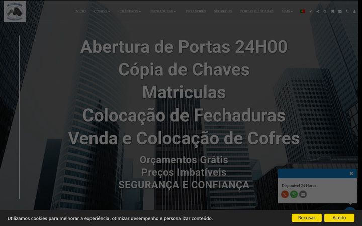 Screenshot of chaveslaborim.com