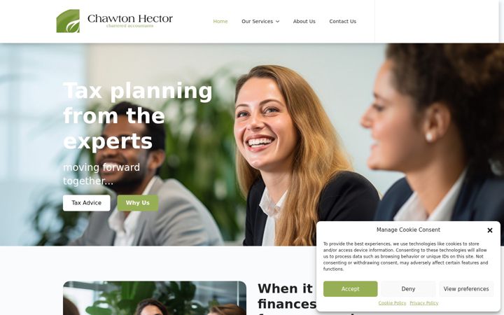 Screenshot of chawtonhector.com