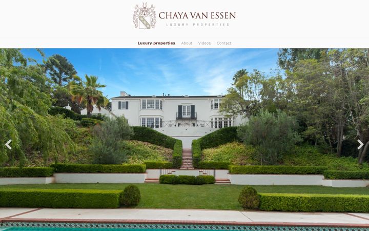 Screenshot of chayavanessen.com