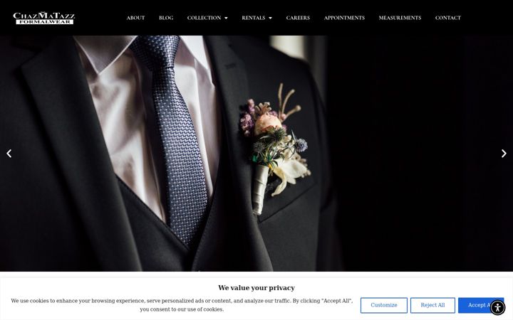Screenshot of chazmatazztr.com