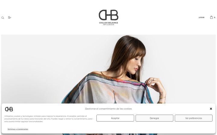 Screenshot of chbartdesign.com