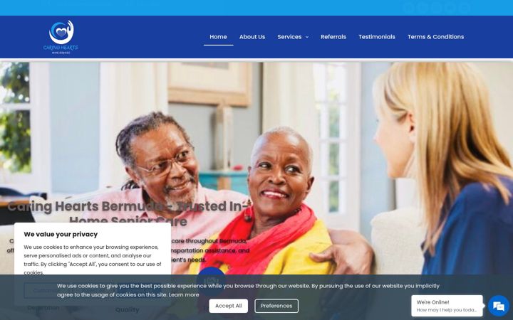 Screenshot of chbermuda.com
