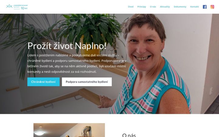 Ekraanipilt saidist chbnaplno.cz