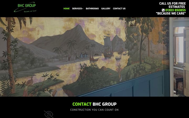 Screenshot van chc-building-company.co.uk