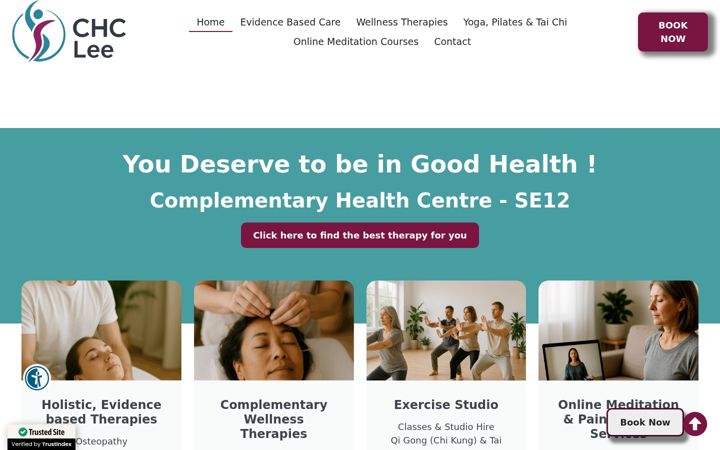 Screenshot van chc-lee.co.uk