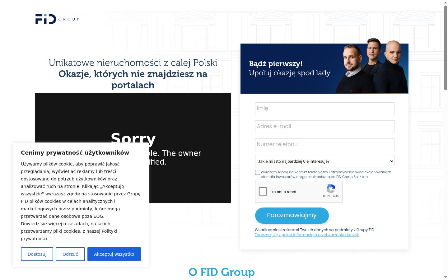 Snímek obrazovky baneru souhlasu zobrazeného před jakoukoli interakcí
