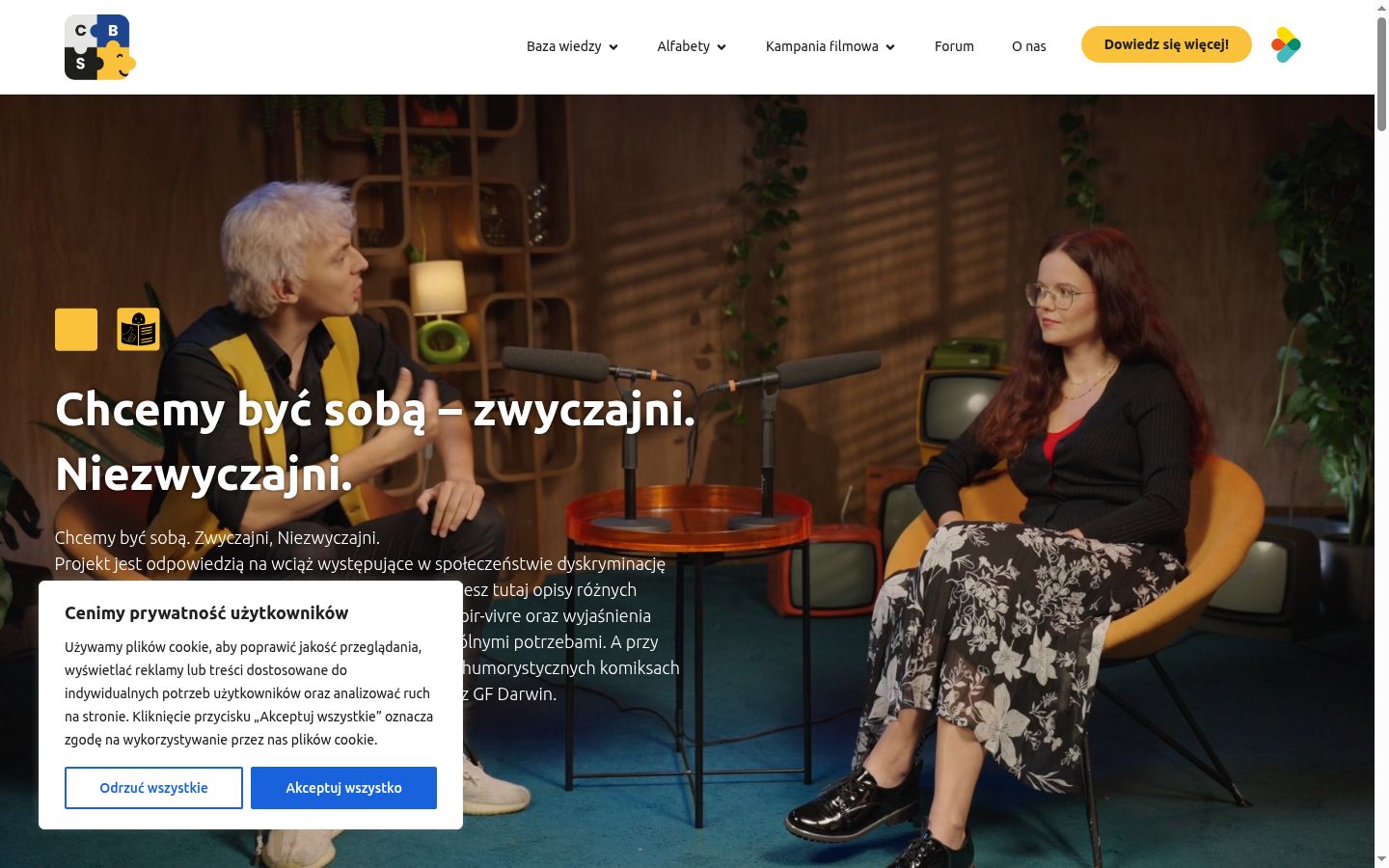 Snímek obrazovky baneru souhlasu zobrazeného před jakoukoli interakcí