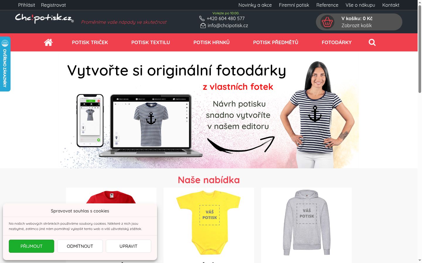 Posnetek zaslona pasice za privolitev, prikazane pred kakršno koli interakcijo