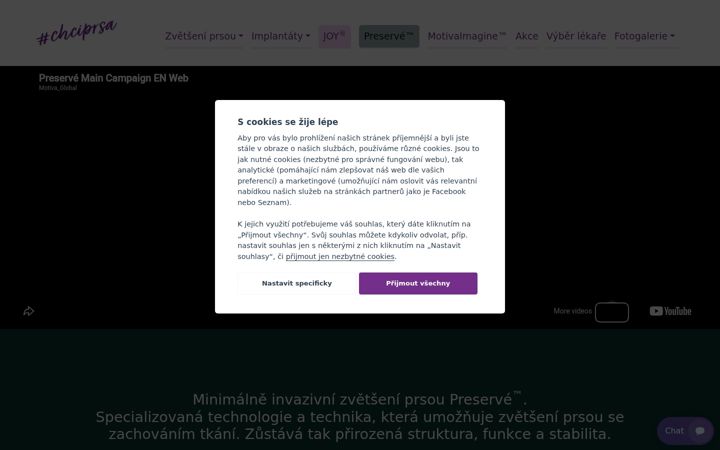 Ekraanipilt saidist chciprsa.cz