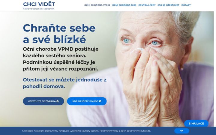 Ekraanipilt saidist chcividet.cz