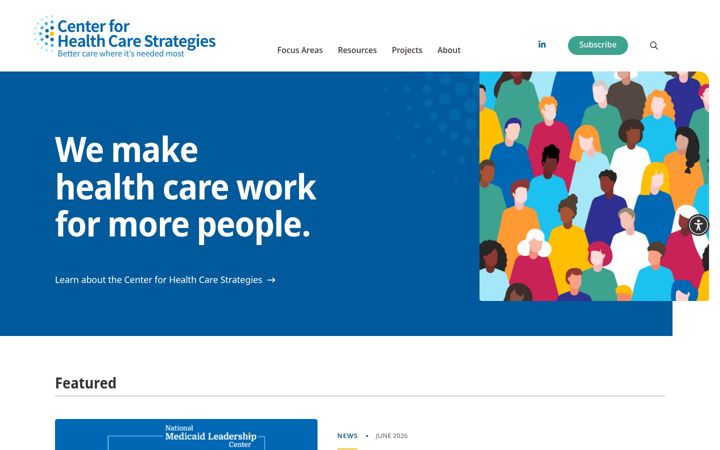 Screenshot of chcs.org