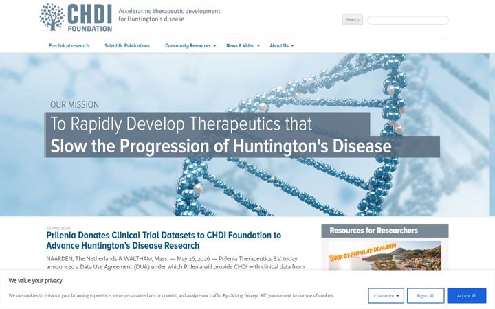 Screenshot di chdifoundation.org