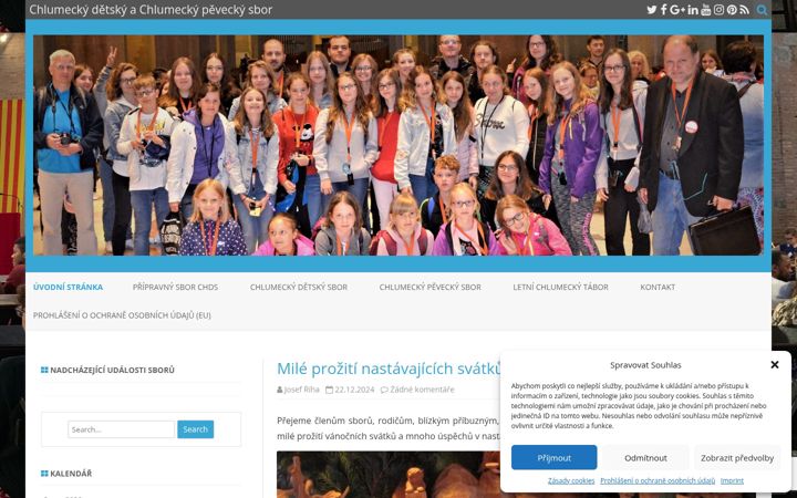 Ekraanipilt saidist chds.cz