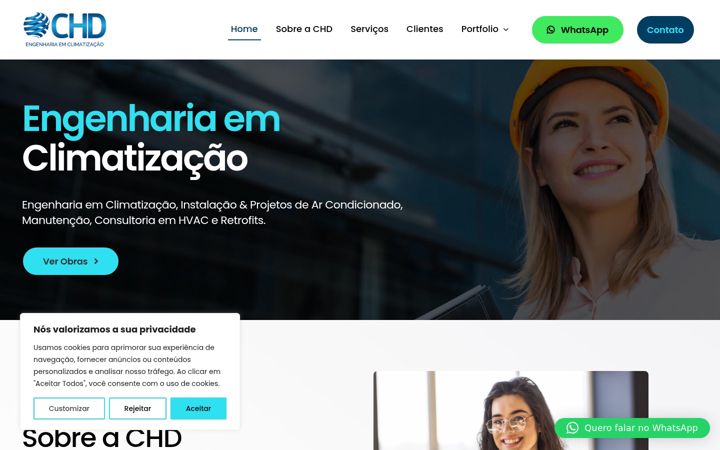 Captura de pantalla de chdservice.com.br