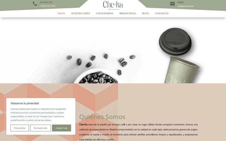 Screenshot of che-ka.com