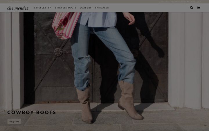 Screenshot of che-mendez.com