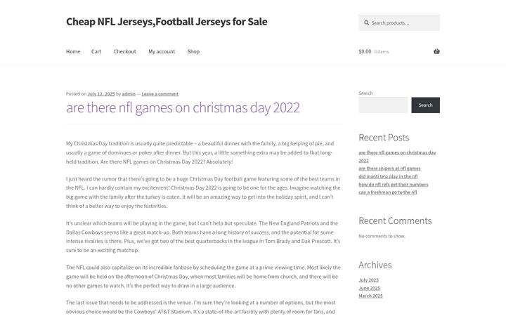 Screenshot of cheapjerseys4wholesale.com
