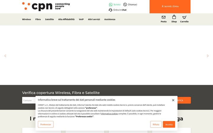 Screenshot of cheapnet.it