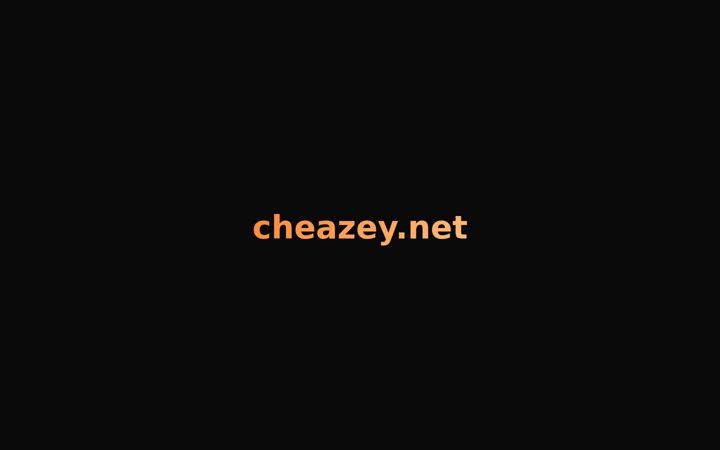 Screenshot of cheazey.net