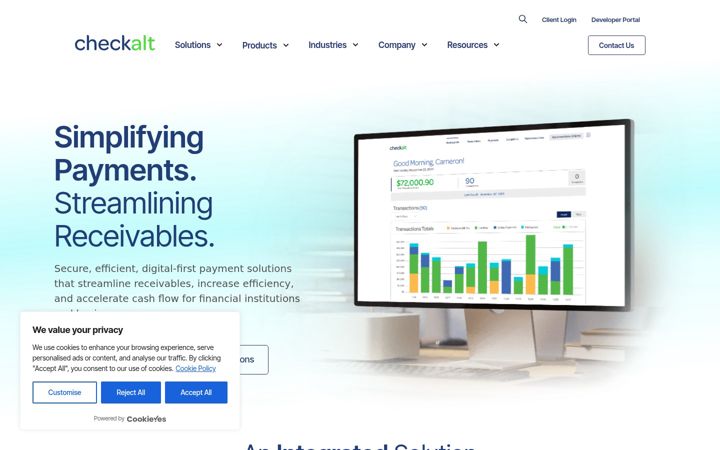 Screenshot of checkalt.com
