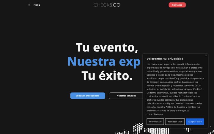 Screenshot di checkandgo.org