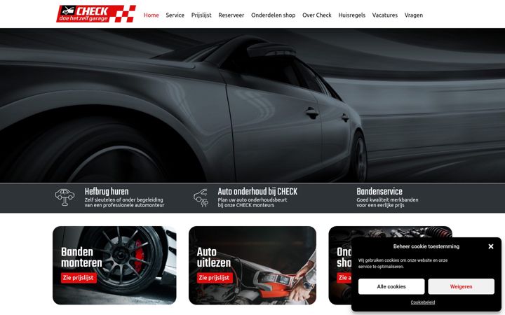 Captura de ecrã de checkdoehetzelfgarage.nl