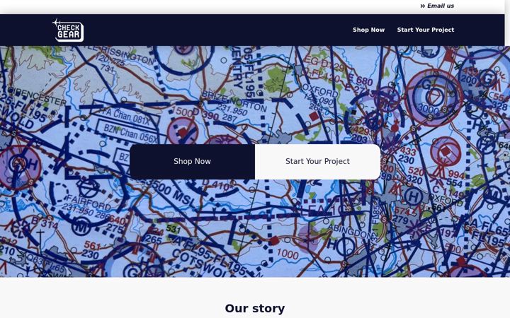 Screenshot di checkgear.co.uk