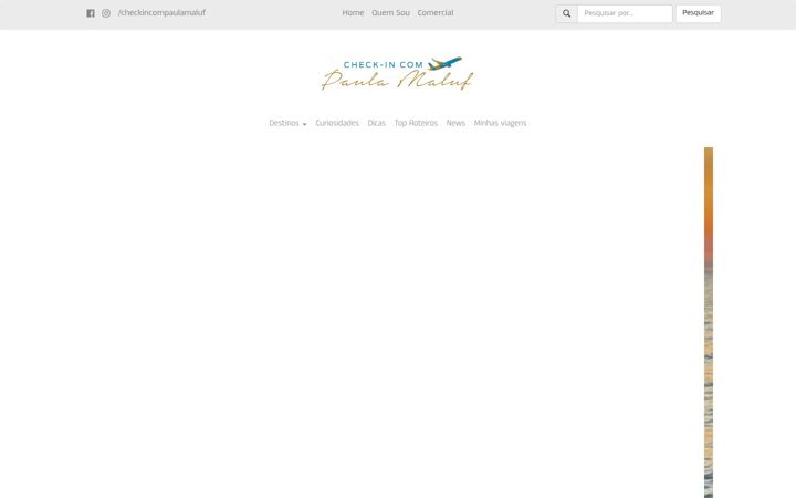 Captura de pantalla de checkincompaulamaluf.com.br